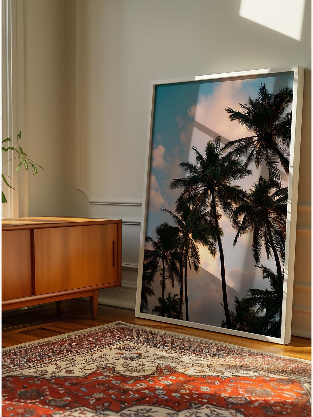 Sky Between Palms