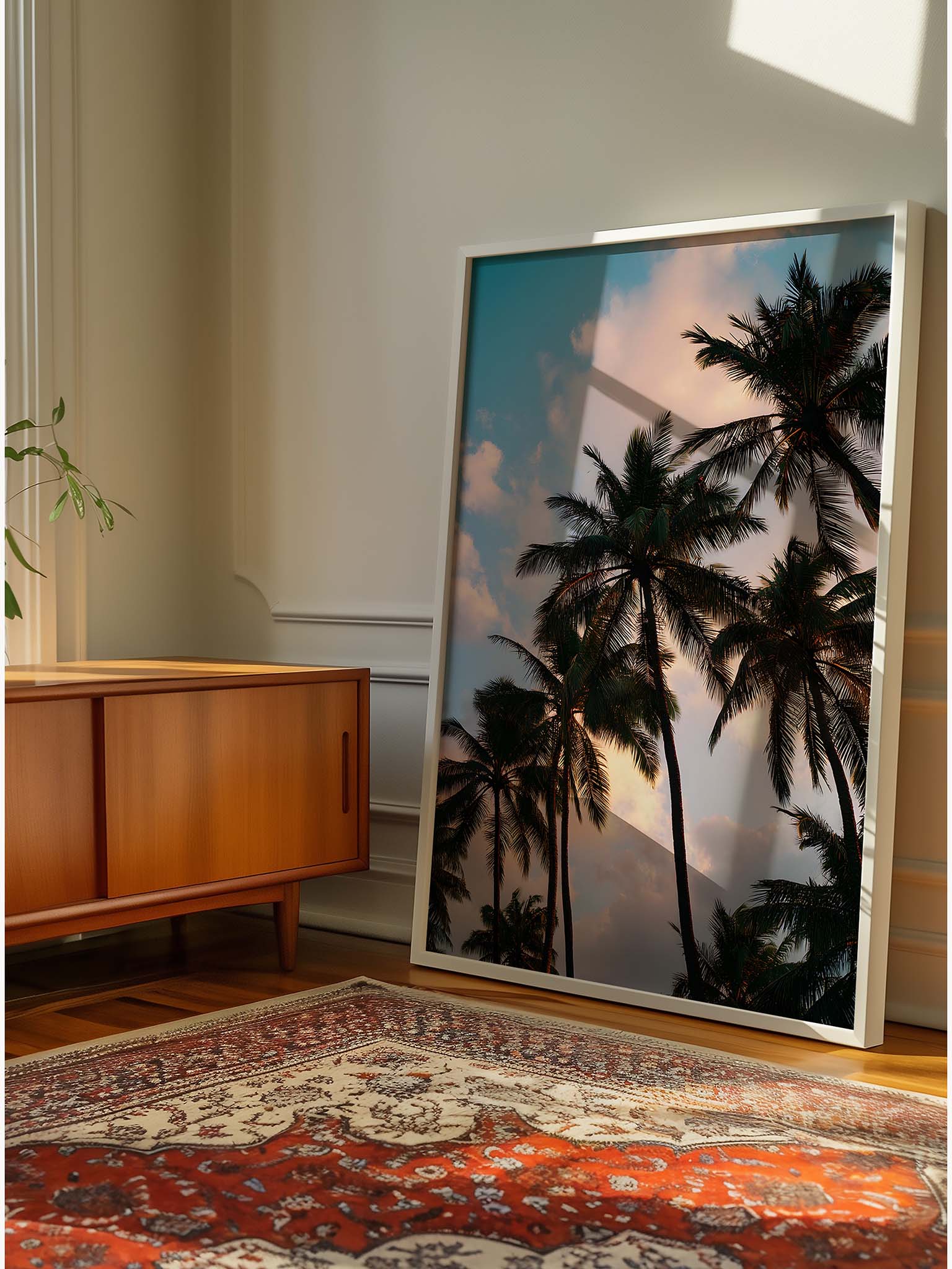 Sky Between Palms