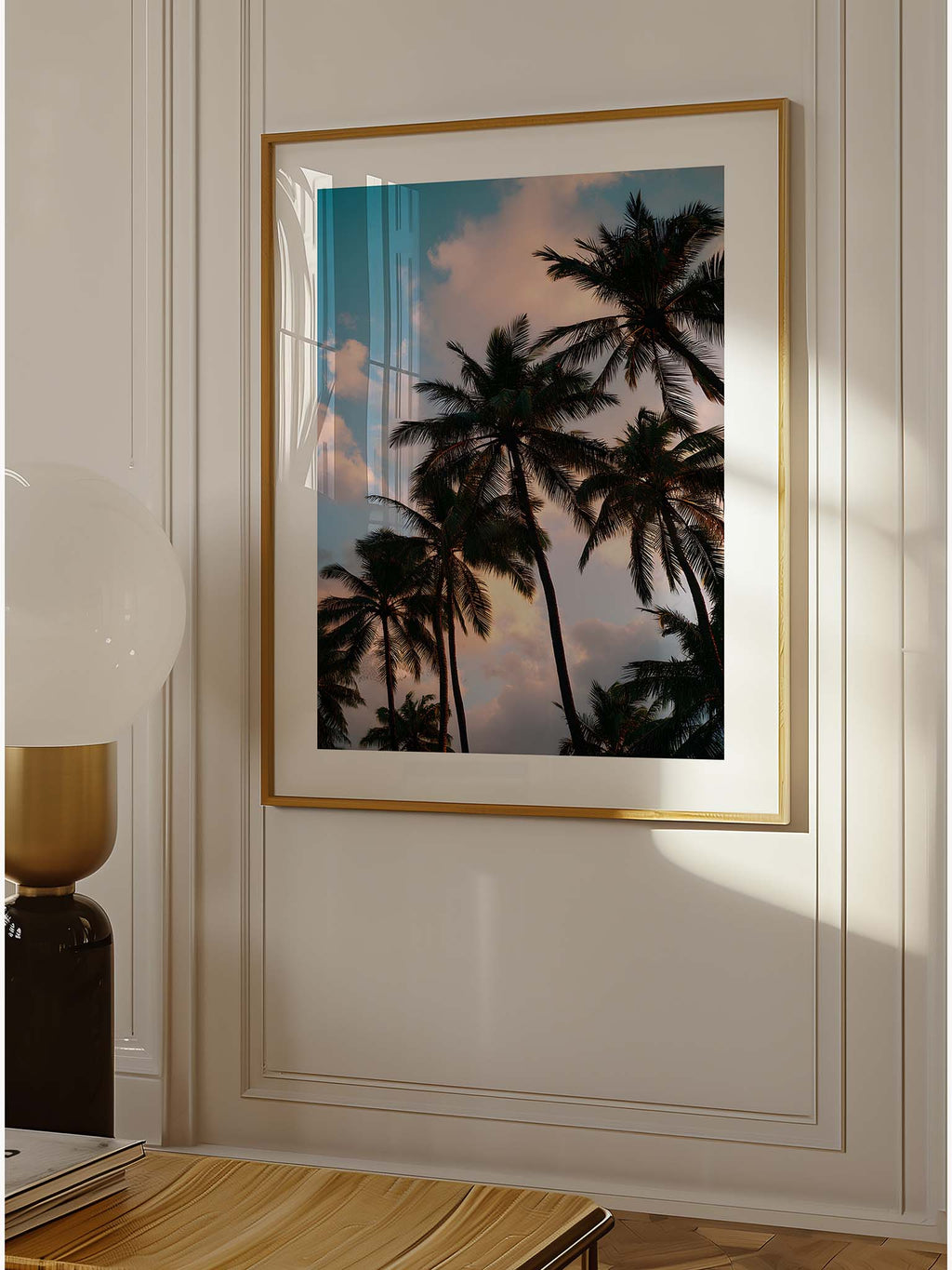 Sky Between Palms