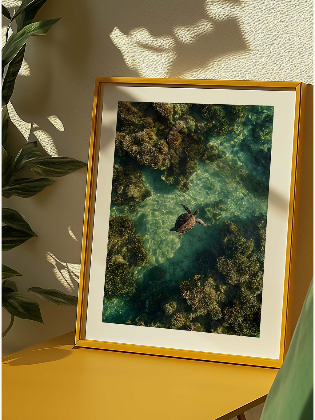 Between Light and Coral