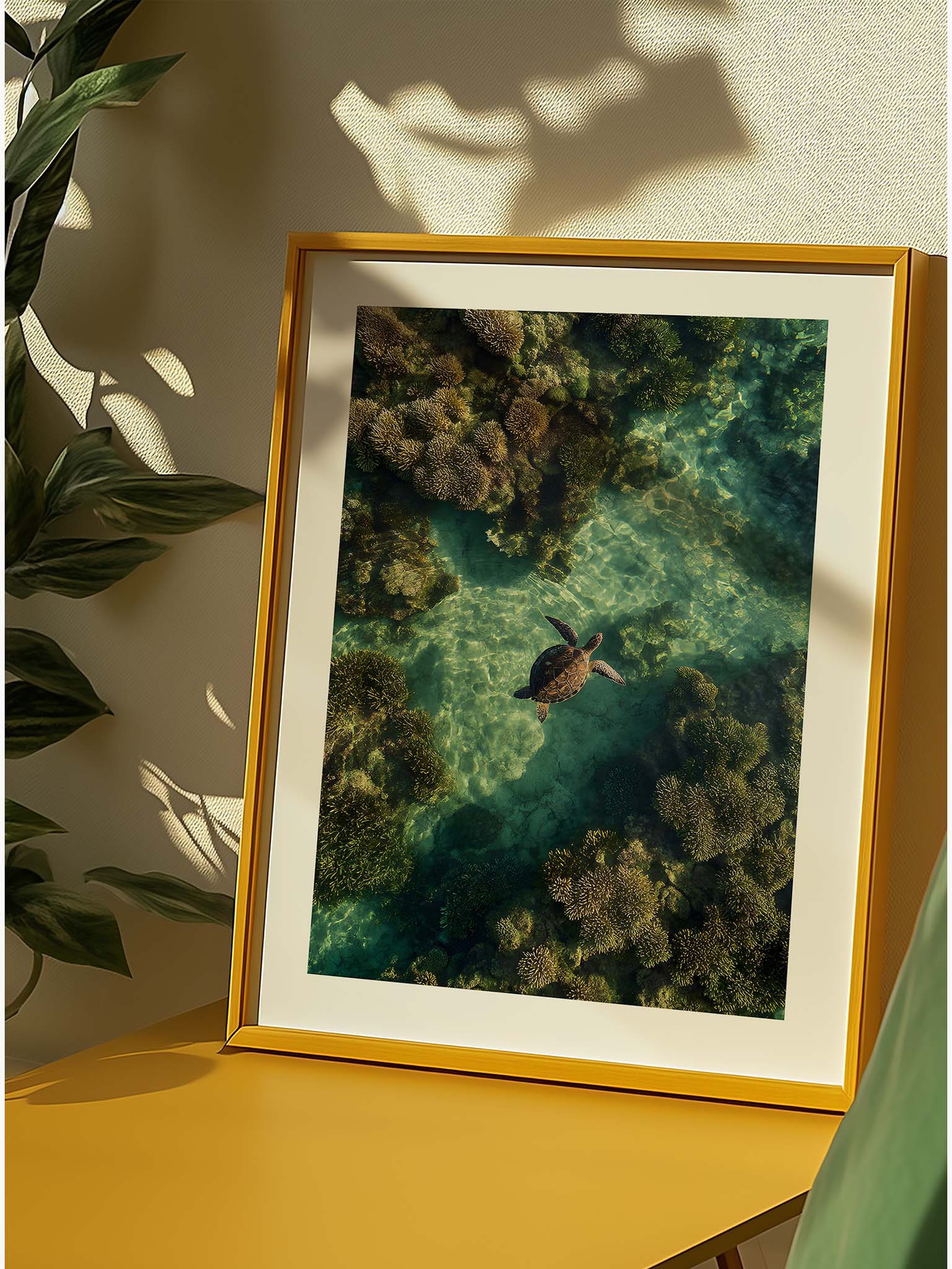 Between Light and Coral